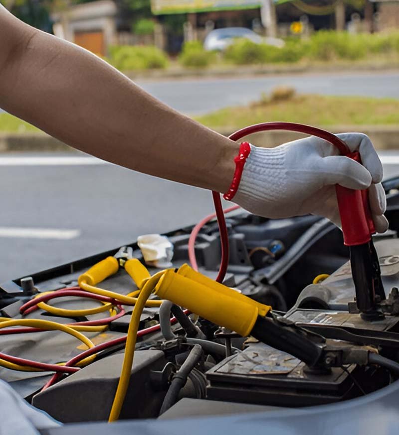 Technician en route after dispatch