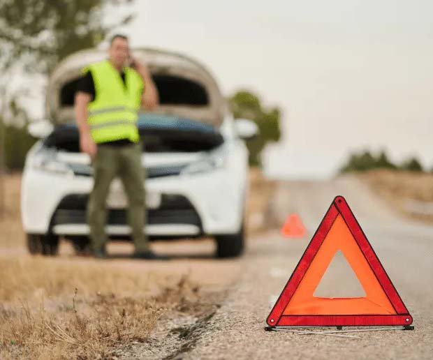 Driver back on the road after a successful jump start